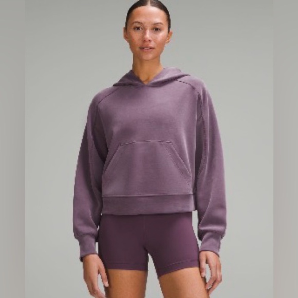 lululemon cropped softstreme hoodie Sz 6